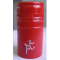 Metal long skirt bottle finish lid