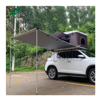 90 Degree Awning Car Rooftop Tent - Free Standing Retractable Camping Awning for 4X4