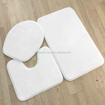 Printable Bath Mats, Rugs, and Carpets Set for Sublimation: 3 Pieces/Pcs or 2 Pieces/Pcs for Bathroom Decor