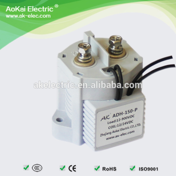 ADH150A-P 12VDC 150A Load 12-900VDC Energy Saving Type 1NO Contact For HV Power Supply System AOKAI High Voltage DC Contactor