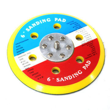 Professioneel Dual Action Pad voor slijpen en polijsten: 6 \ "Sanding Pad met 150 mm Hook &amp; Loop, compatibel met 5/16 \"-24 Sanding Discs