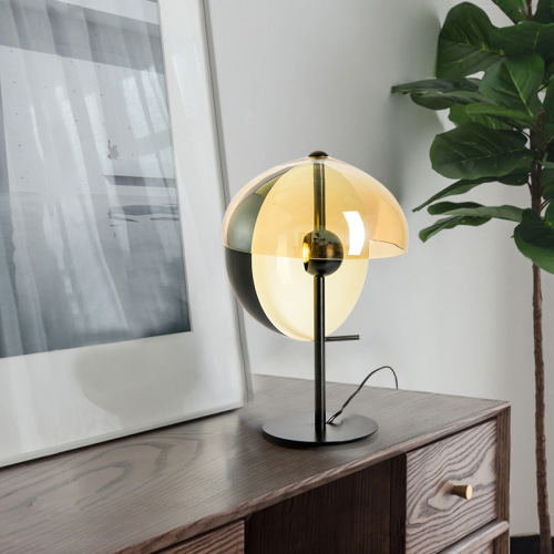 LEDER Large Grey Table Lamps