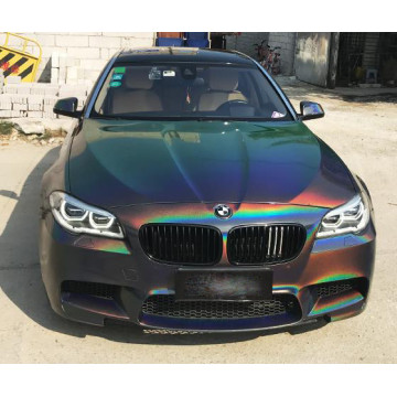 Holographic Metallic Black Wrapping Vinyl