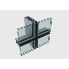 Hidden-Frame-Vorhang-Wandaluminiumprofile