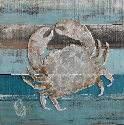 Marine Animals Seahorse Sea star Crab Metal Art