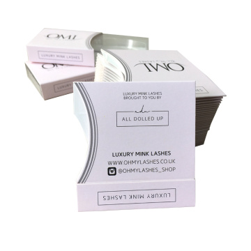 Elegant Half Sleeve Acrylic Case Fit Eyelashes Box