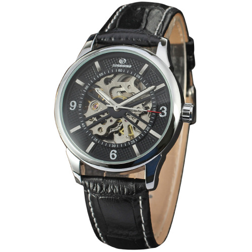 OEM Mesh Leather Band Alloy Case Watch