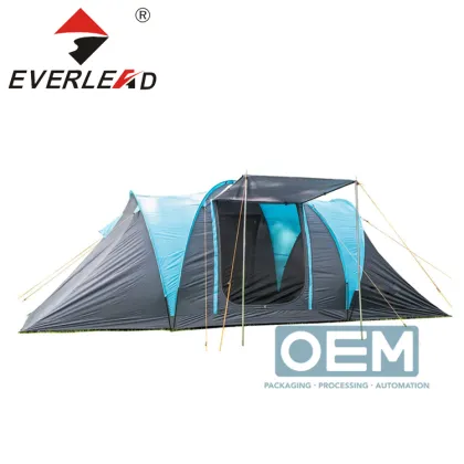 Big 6 Person 2 Room Outdoor Camping Tent - Aldi Family Tent