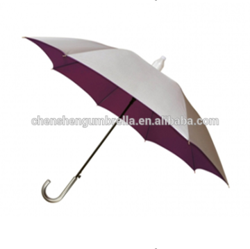 straight silver handle umbrella no drip
