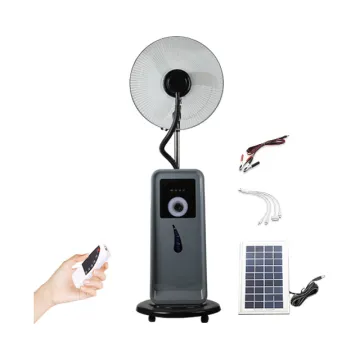 ChangRong 16 Inch Rechargeable Mist Fan with Remote Control - 3 Speed Adjustable Cooling Fan