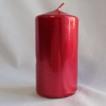 Red pillar candle good quality Holiday wedding Decorative