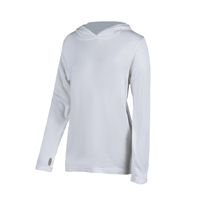 Lichtgewicht zonbescherming hoodie -shirt voor vrouwen