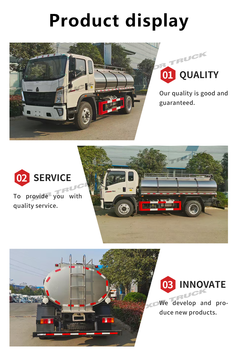 HOWO milk tank truck 6