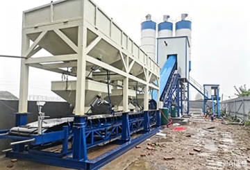Foundation-Free Mobile Concrete Batching Plant