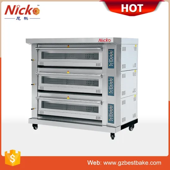 380V 3 Decks 9 Trays Baking Oven Bread Machines
