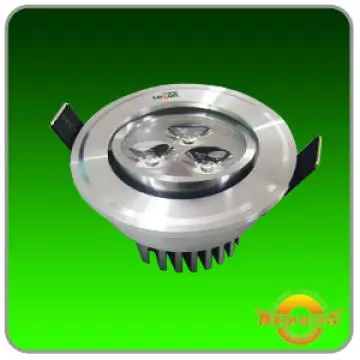 High Quality 3x1W LED Ceiling Light Stainless Steel Surface