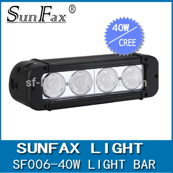2015 8" 40W cheap led light bar, offroad C REE led driving light, led work light bar for truck, atv