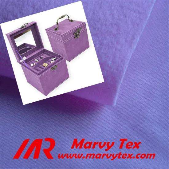 jewelry box lining fabric polyester nylon loop fabric