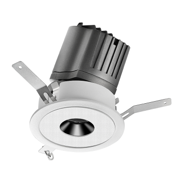 Zigbee Smart Control Antiglare LED Downlight 9W/12W Negro empotrado Clasificado