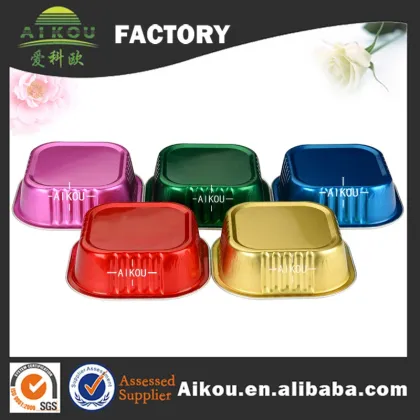 China wholesale smoothwall aluminum foil disposable cheesecake containers