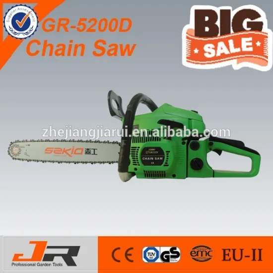 Gasoline powered chain saw GR-5200D
