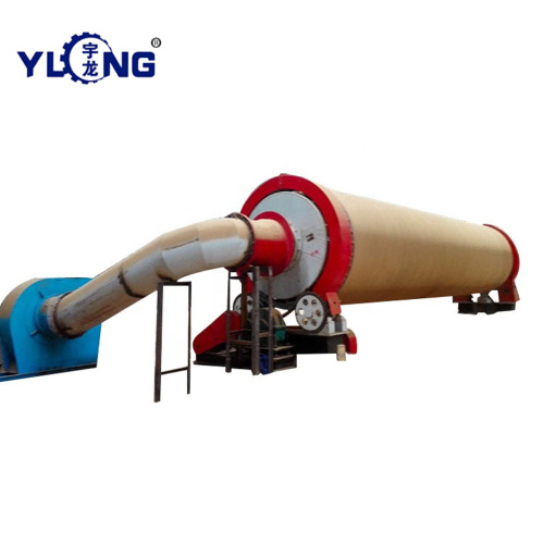 Secador rotatorio de aserrín de madera con tambor Yulong