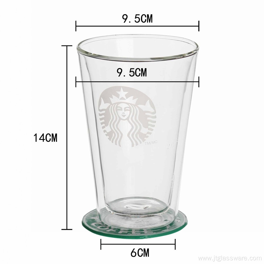 Beautiful Double Wall Glass Cup