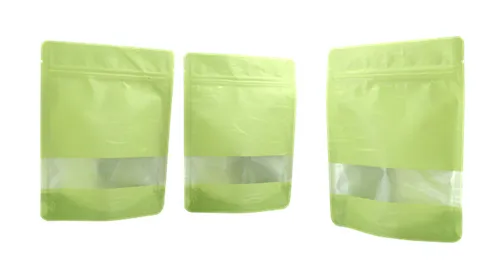 Kraft Paper Rice Packaging Bag with Zipper