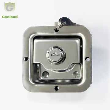 GL-12169S 304 Stainless Steel Flush Mounted Tool Box Lock Padlock