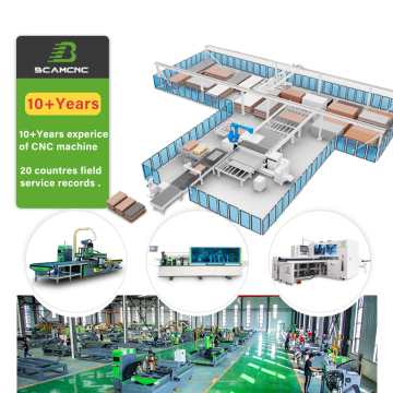 BCAMCNC Panel Furniture Production Line: Machines for Engraving and Edge Sealing