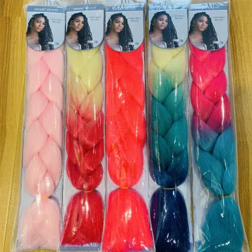 Synthetic Hair Super Jumbo Braids Hair Yaki Texture Synthetic braid Expression Tone Jumbo Braiding Hair Extensions for Woman