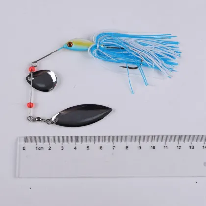 Booyah Jig Bait Indiana Slow Willow Leaf Spinner Fishing Lures 21g 28g SUPERIORFISHING