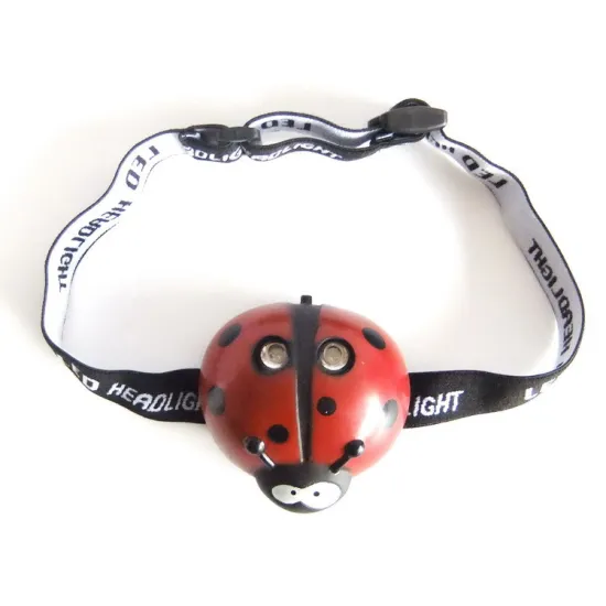 Animal head lights super led headlamps with head strap headlamp for children camping and hiking