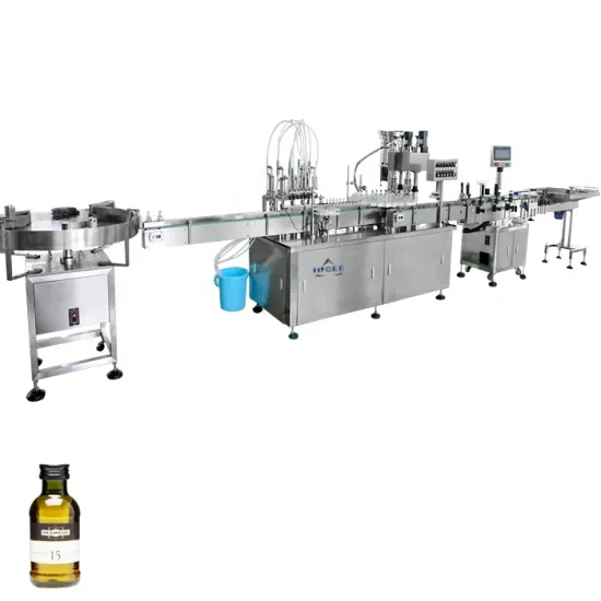 50ml Plastic Liquor Bottles Filling Capping and Sticker Labelling Machines