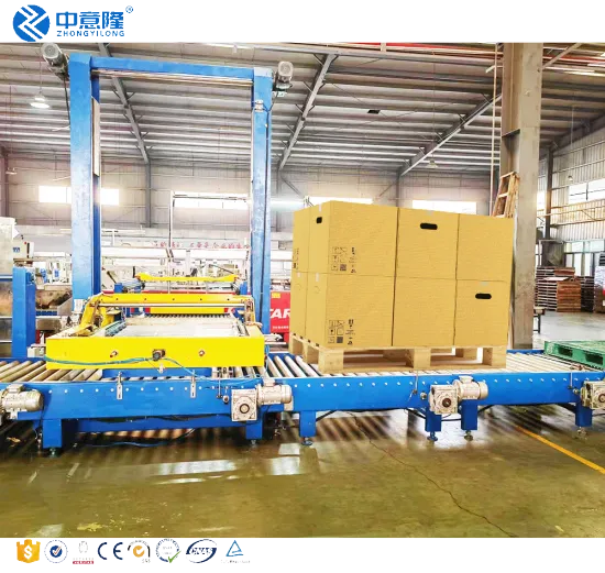 Gantry Palletizer Machine: Automated Manufacturers Box Palletizing Equipment Line