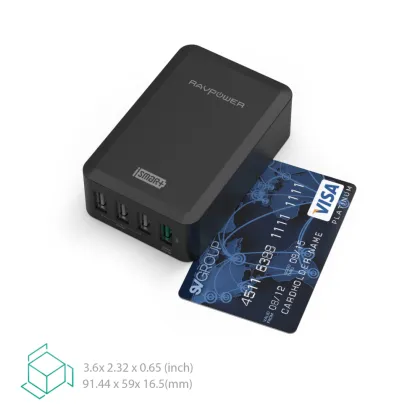 RAVPower QC 2.0 40W 4-Port Charging StationRAVPower QC 2.0 40W 4-Port Charging Station