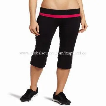 Running Capri, Made of 90% Nylon Supplex, 10% Lycra Materials