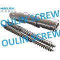 55/120 SKD61 Liner Double Conical Screw and Barrel for PVC Extrusion