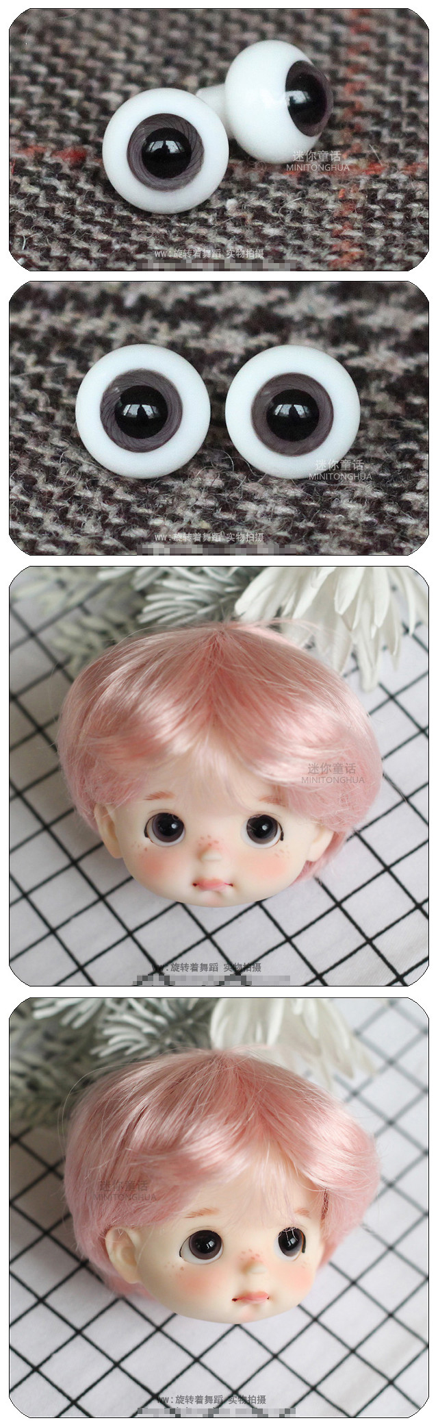 BJD Eyes 10mm/12mm/14mm Eyeballs Jointed Doll