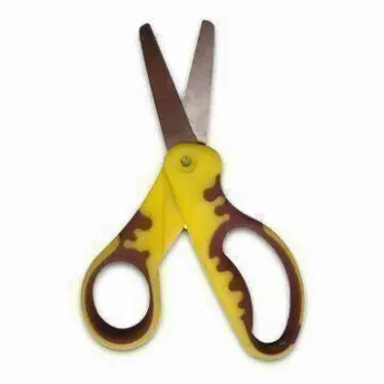 Scissors with 420 Stainless Steel Blade, PP and Rubber Handle