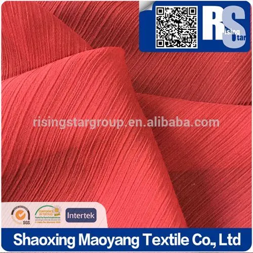 Risingstar China Factory High Quality Woven Fabric,Chiffon Crinkle Fabric