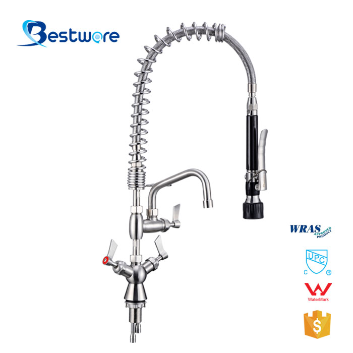 Hot And Cold Kitchen Faucet With Water Sprayer