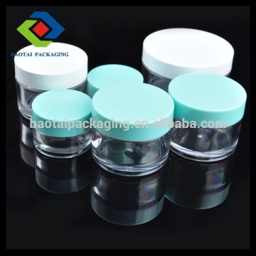 5ml/10ml/15ml/20ml/30ml/50ml/100ml thick wall high clear PETG jar for cosmetic packaging