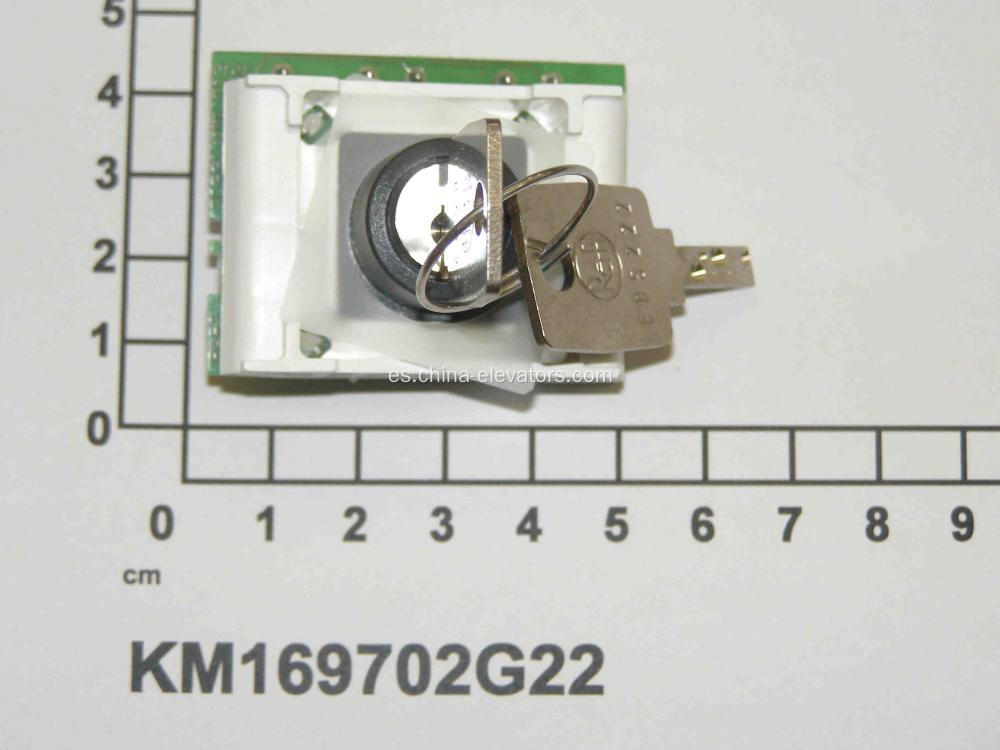 Interruptor de bloqueo KM169702G22 para elevadores Kone