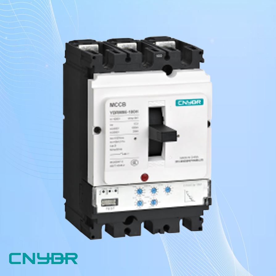 Breaker eletrônico da série YBRM5E-100: caixa moldada
