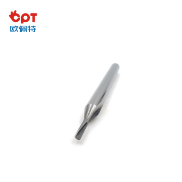PCD v-groove end mill tube nother tip cutters