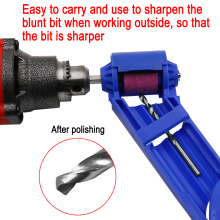 1set Portable Drill Bit Sharpener Corundum Grinding Wheel Drill Bit Sharpener Titanium Drill Powered Tool Parts Grinder Tools