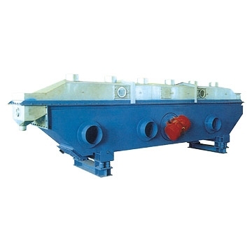 Line vibration fluidized bed dryer