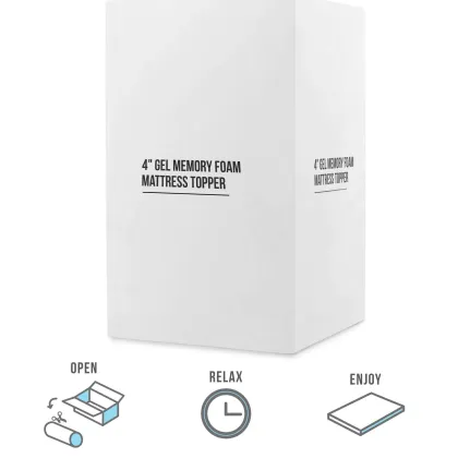 Factory foam mattress in a box