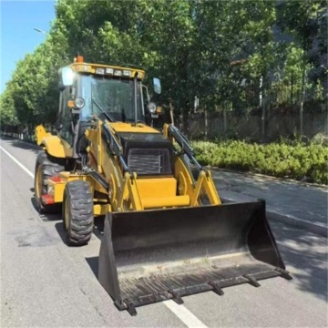 อุปกรณ์ก่อสร้างที่มีประสิทธิภาพสูง 8-10 ตัน: รถขุด Backhoe และรถตักล้อ